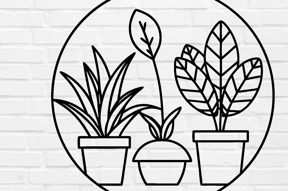 Intra απο ξύλο plywood 3mm-4mm πάχος – Επιτοίχιο φυτό με λέιζερ κοπή Δίασταση  20x20 cm INTRAFABR-100953858