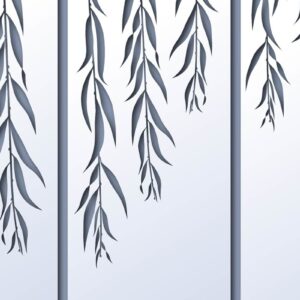 Intra απο ξύλο plywood 3mm-4mm πάχος – Wall Art, Weeping Willow, Triple Δίασταση  40x30 cm INTRAFABR-11504598