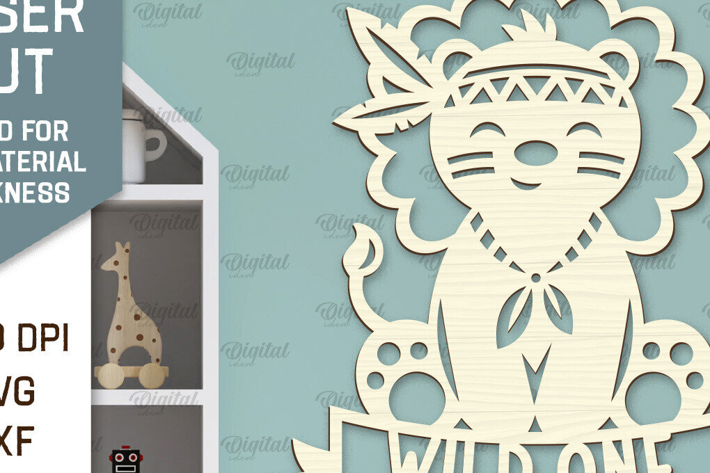 Intra απο ξύλο plywood 3mm-4mm πάχος – Τοίχο Διακόσμηση Βρεφικού Δωματίου Δίασταση  20x20 cm INTRAFABR-98405932