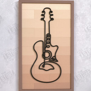 Intra απο ξύλο plywood 3mm-4mm πάχος – Διακόσμηση Τοίχων Κοπή Laser | Line Art Design Δίασταση  40x30 cm INTRAFABR-123504380
