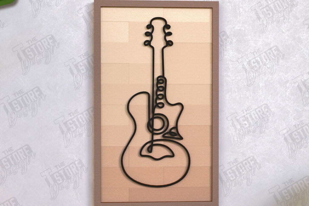 Intra απο ξύλο plywood 3mm-4mm πάχος – Διακόσμηση Τοίχων Κοπή Laser | Line Art Design Δίασταση  40x30 cm INTRAFABR-123504380