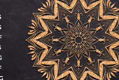 Intra απο ξύλο plywood 3mm-4mm πάχος – Διακόσμηση τοίχου Mandala Cut Laser Δίασταση  40x30 cm INTRAFABR-84098072