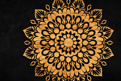 Intra απο ξύλο plywood 3mm-4mm πάχος – Διακόσμηση τοίχου Mandala Cut Laser Δίασταση  40x30 cm INTRAFABR-101970945