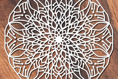 Intra απο ξύλο plywood 3mm-4mm πάχος – Διακόσμηση τοίχου Mandala Cut Laser Δίασταση  40x30 cm INTRAFABR-47879922