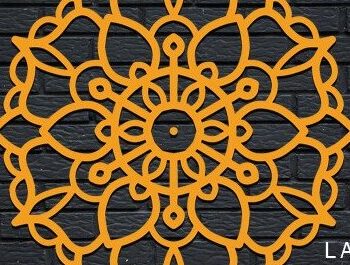 Intra απο ξύλο plywood 3mm-4mm πάχος – Σετ Διακόσμησης Τοίχων Mandala Δίασταση  20x20 cm INTRAFABR-37017377 - Image 11