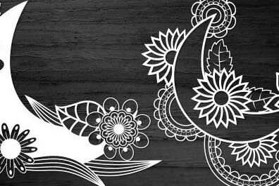 Intra απο ξύλο plywood 3mm-4mm πάχος – Διακόσμηση τοίχου Moon, Paper Cut Δίασταση  40x30 cm INTRAFABR-37306929