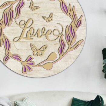 Intra απο ξύλο plywood 3mm-4mm πάχος – Διακοσμητικό πάνελ τοίχου, Αρχεία πολλαπλών στρώσεων Δίασταση  40x30 cm INTRAFABR-87257285 - Image 2