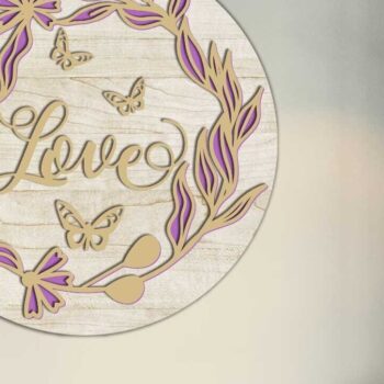 Intra απο ξύλο plywood 3mm-4mm πάχος – Διακοσμητικό πάνελ τοίχου, Αρχεία πολλαπλών στρώσεων Δίασταση  40x30 cm INTRAFABR-87257285 - Image 3