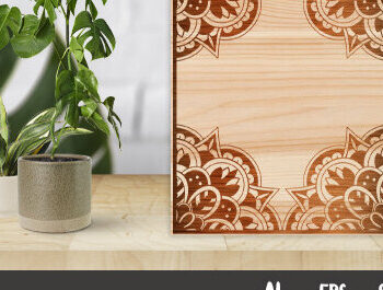 Intra απο ξύλο plywood 3mm-4mm πάχος – Πλαίσιο τοίχου Δίασταση  40x30 cm INTRAFABR-29199891 - Image 1