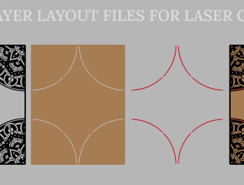 Intra απο ξύλο plywood 3mm-4mm πάχος – Πλαίσιο τοίχου Δίασταση  40x30 cm INTRAFABR-29199910 - Image 1