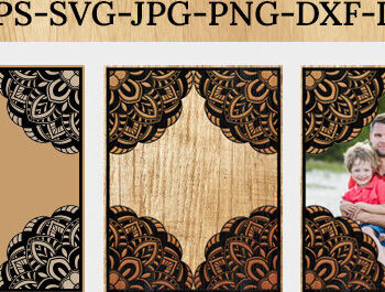 Intra απο ξύλο plywood 3mm-4mm πάχος – Πλαίσιο τοίχου Δίασταση  40x30 cm INTRAFABR-29261363 - Image 1