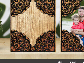 Intra απο ξύλο plywood 3mm-4mm πάχος – Πλαίσιο τοίχου Δίασταση  40x30 cm INTRAFABR-29261363 - Image 4