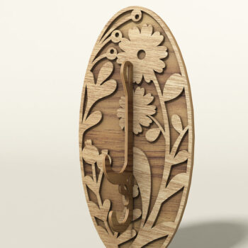 Intra απο ξύλο plywood 3mm-4mm πάχος – Διακοσμητικό πρότυπο κοπής τοίχου Δίασταση  40x30 cm INTRAFABR-101934650 - Image 2