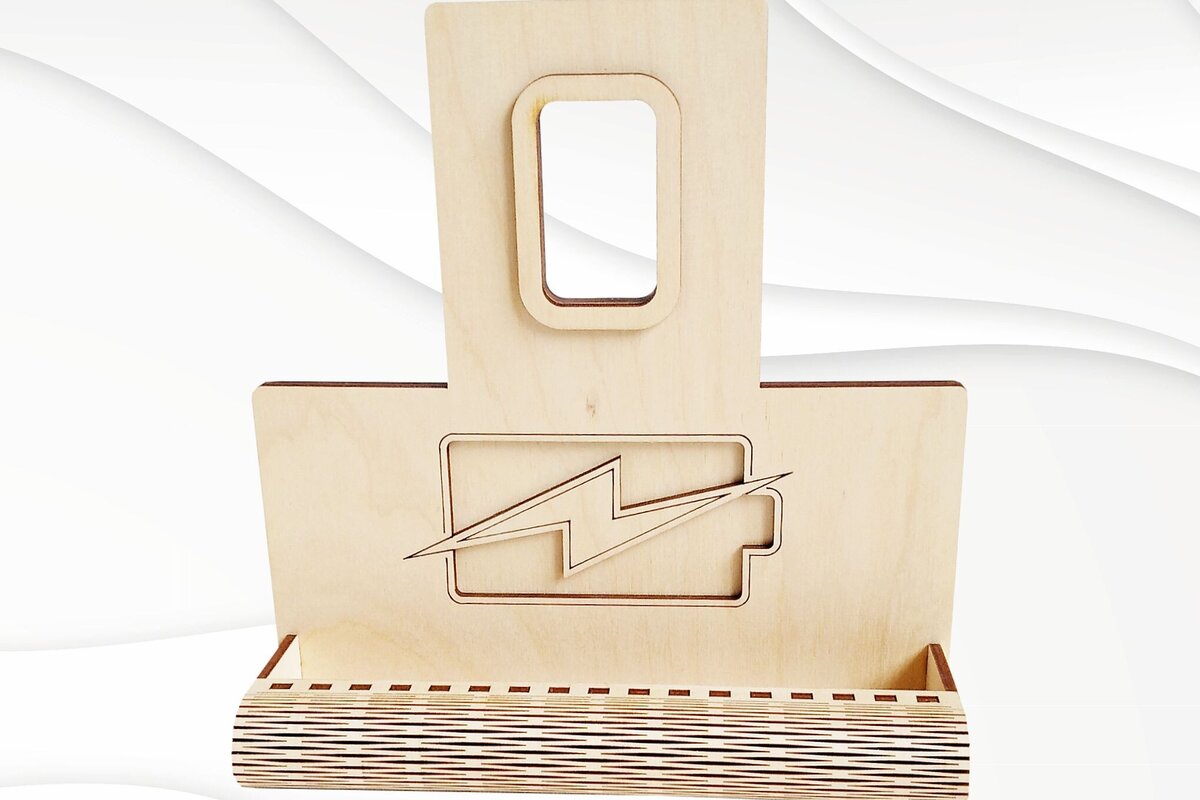 Intra απο ξύλο plywood 3mm-4mm πάχος – Φορτιστής θήκης τοίχου Αρχεία Cut Laser Δίασταση  40x30 cm INTRAFABR-95871342