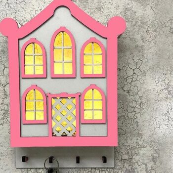 Intra απο ξύλο plywood 3mm-4mm πάχος – Μπρελόκ τοίχου Φώτα Led Δίασταση  5x5 cm INTRAFABR-35441198 - Image 6