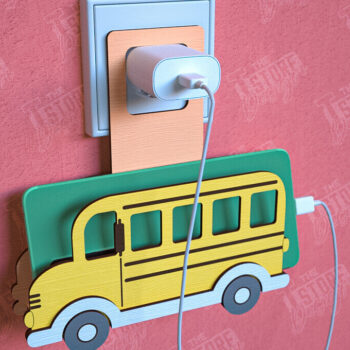 Intra απο ξύλο plywood 3mm-4mm πάχος – Πακέτο θήκης φορτιστή κινητού τοίχου | CNC Δίασταση  40x30 cm INTRAFABR-102064883 - Image 3