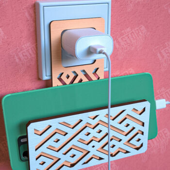 Intra απο ξύλο plywood 3mm-4mm πάχος – Πακέτο θήκης φορτιστή κινητού τοίχου | CNC Δίασταση  40x30 cm INTRAFABR-102064883 - Image 6