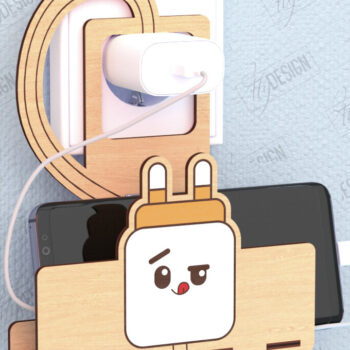 Intra απο ξύλο plywood 3mm-4mm πάχος – Βάση φόρτισης κινητού τοίχου με λέιζερ Δίασταση  40x30 cm INTRAFABR-120846175 - Image 1