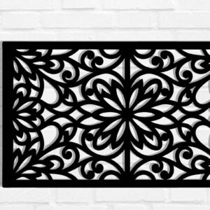 Intra απο ξύλο plywood 3mm-4mm πάχος –  κοπής με λέιζερ πάνελ τοίχου Δίασταση  40x30 cm INTRAFABR-118211894