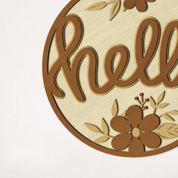 Intra απο ξύλο plywood 3mm-4mm πάχος – Πάνελ τοίχου, πρότυπο διακόσμησης πολλαπλών στρώσεων Δίασταση  40x30 cm INTRAFABR-92497977 - Image 2