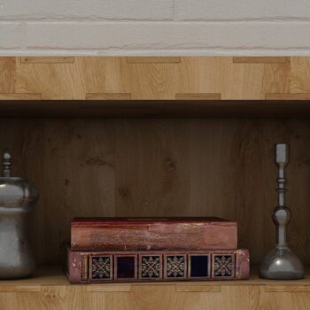 Intra απο ξύλο plywood 3mm-4mm πάχος –  ραφιών τοίχου Πρότυπα Glowforge Δίασταση  40x30 cm INTRAFABR-39948257 - Image 3