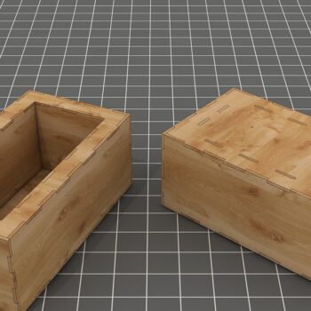 Intra απο ξύλο plywood 3mm-4mm πάχος –  ραφιών τοίχου Πρότυπα Glowforge Δίασταση  40x30 cm INTRAFABR-39948257 - Image 5