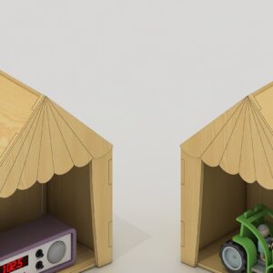 Intra απο ξύλο plywood 3mm-4mm πάχος – Αρχεία κοπής λέιζερ ραφιών τοίχου DXF CDR Δίασταση  40x30 cm INTRAFABR-38590740