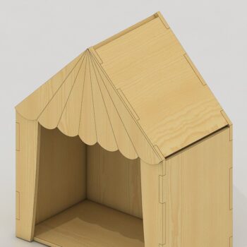 Intra απο ξύλο plywood 3mm-4mm πάχος – Αρχεία κοπής λέιζερ ραφιών τοίχου DXF CDR Δίασταση  40x30 cm INTRAFABR-38590740 - Image 2