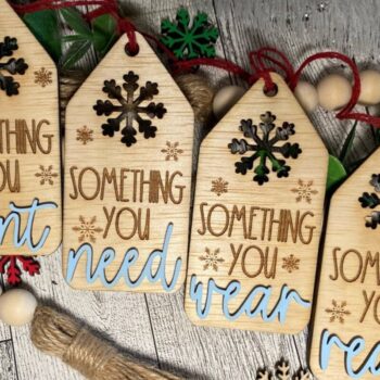 Intra απο ξύλο plywood 3mm-4mm πάχος – Ετικέτες δώρου λέιζερ για ανάγνωση ανάγκης Δίασταση 20x20 cm INTRAFABR-42201617 - Image 1