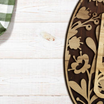 Intra απο ξύλο plywood 3mm-4mm πάχος – Πρότυπο διακόσμησης γάντζο ντουλάπας Δίασταση  20x20 cm INTRAFABR-102065372 - Image 3