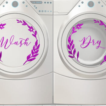 Intra απο ξύλο plywood 3mm-4mm πάχος – Wash Dry, Διακόσμηση τοίχου πλυντηρίου, στεφάνι Δίασταση  40x30 cm INTRAFABR-8237053 - Image 4