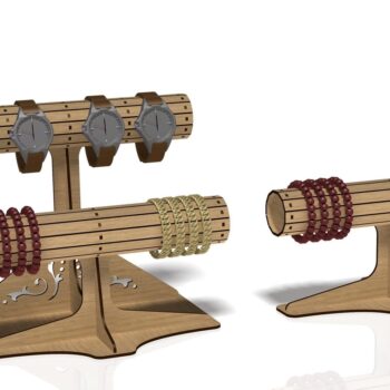 Intra απο ξύλο plywood 3mm-4mm πάχος – Υποστήριξη ρολογιών και βραχιολιών, Δίασταση  20x20 cm INTRAFABR-39622807 - Image 1