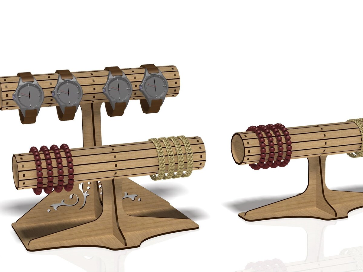 Intra απο ξύλο plywood 3mm-4mm πάχος – Υποστήριξη ρολογιών και βραχιολιών, Δίασταση  20x20 cm INTRAFABR-39622807