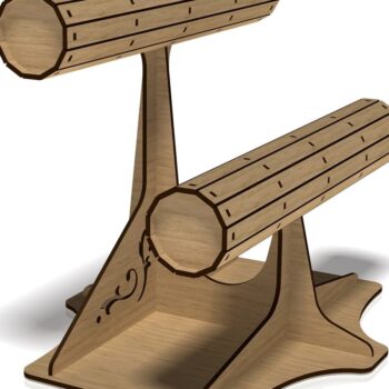 Intra απο ξύλο plywood 3mm-4mm πάχος – Υποστήριξη ρολογιών και βραχιολιών, Δίασταση  20x20 cm INTRAFABR-39622807 - Image 3