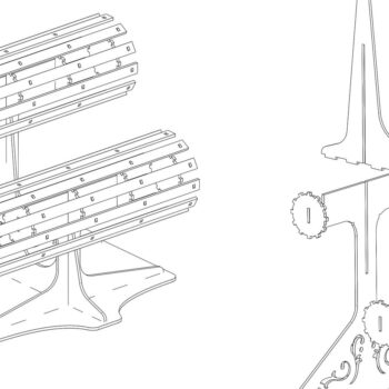 Intra απο ξύλο plywood 3mm-4mm πάχος – Υποστήριξη ρολογιών και βραχιολιών, Δίασταση  20x20 cm INTRAFABR-39622807 - Image 8