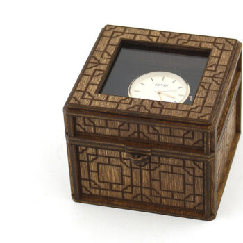 Intra απο ξύλο plywood 3mm-4mm πάχος – Κουτί ρολογιού. Αρχείο κοπής με λέιζερ. Δίασταση  20x20 cm INTRAFABR-88823593 - Image 1