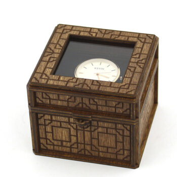 Intra απο ξύλο plywood 3mm-4mm πάχος – Κουτί ρολογιού. Αρχείο κοπής με λέιζερ. Δίασταση  20x20 cm INTRAFABR-88823593 - Image 2