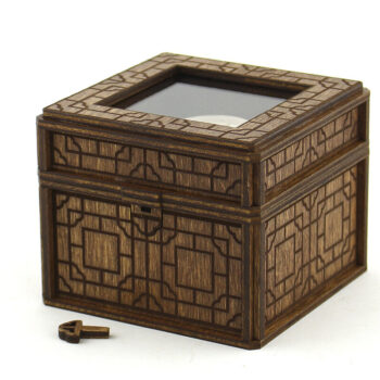 Intra απο ξύλο plywood 3mm-4mm πάχος – Κουτί ρολογιού. Αρχείο κοπής με λέιζερ. Δίασταση  20x20 cm INTRAFABR-88823593 - Image 3