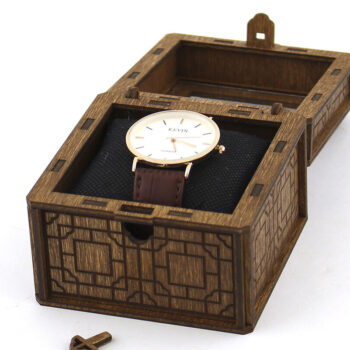 Intra απο ξύλο plywood 3mm-4mm πάχος – Κουτί ρολογιού. Αρχείο κοπής με λέιζερ. Δίασταση  20x20 cm INTRAFABR-88823593 - Image 4