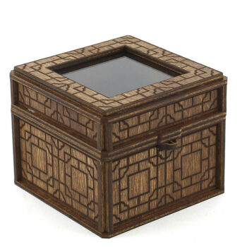 Intra απο ξύλο plywood 3mm-4mm πάχος – Κουτί ρολογιού. Αρχείο κοπής με λέιζερ. Δίασταση  20x20 cm INTRAFABR-88823593 - Image 7