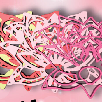 Intra απο ξύλο plywood 3mm-4mm πάχος – Νούφαρα, 4 στρώσεις Δίασταση  20x20 cm INTRAFABR-30558955 - Image 6