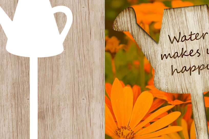 Intra απο ξύλο plywood 3mm-4mm πάχος – Ετικέτα φυτού ποτιστήρα, κάλυμμα κέικ Δίασταση  20x20 cm INTRAFABR-94173999