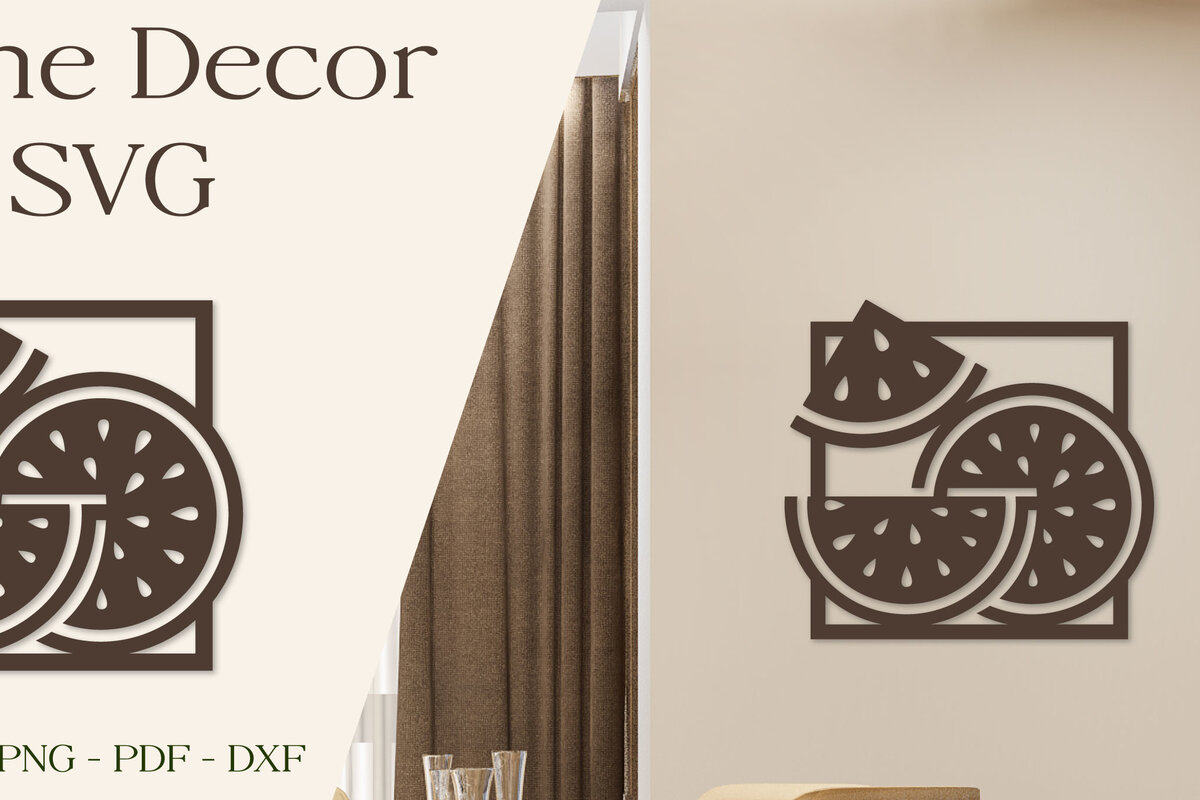 Intra απο ξύλο plywood 3mm-4mm πάχος – Καρπούζι διακόσμηση σπιτιού Δίασταση  20x20 cm INTRAFABR-74401791