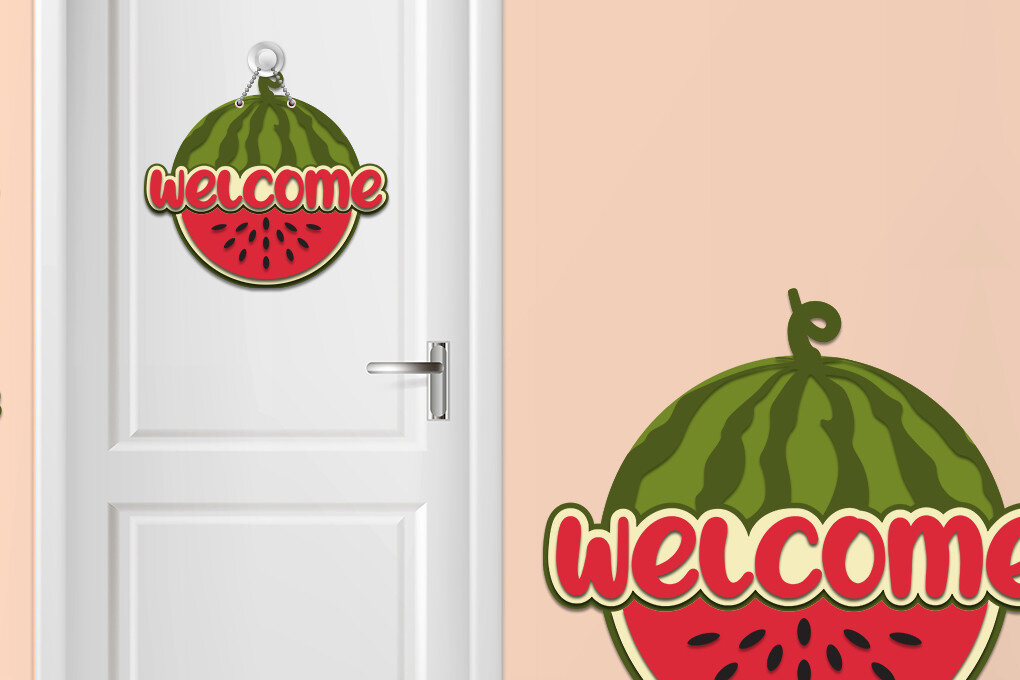 Intra απο ξύλο plywood 3mm-4mm πάχος – Πινακίδα πόρτας με στρώσεις καρπούζι - Png Δίασταση  20x20 cm INTRAFABR-29421162