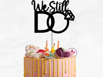 Intra απο ξύλο plywood 3mm-4mm πάχος – Έχουμε ακόμα Επετειακό Cake Topper Δίασταση  20x20 cm INTRAFABR-75200358 - Image 1