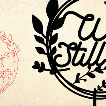 Intra απο ξύλο plywood 3mm-4mm πάχος – Εξακολουθούμε να κάνουμε Cake Toppers Δίασταση  20x20 cm INTRAFABR-5591764 - Image 2