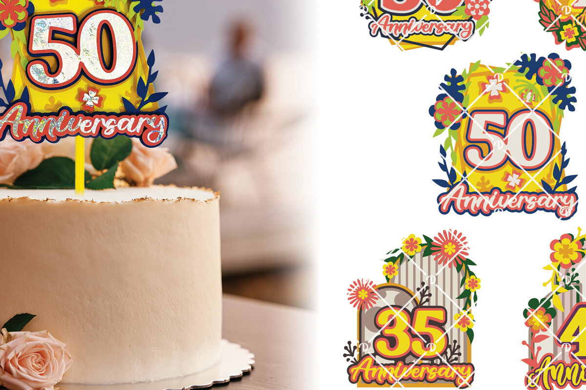 Intra απο ξύλο plywood 3mm-4mm πάχος – Τούρτα Επετείου Γάμου 3D Δίασταση  20x20 cm INTRAFABR-100108679