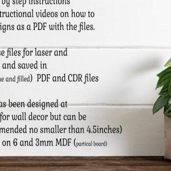 Intra απο ξύλο plywood 3mm-4mm πάχος – Σήμα ονόματος γάμου νύφης και γαμπρού Δίασταση  20x20 cm INTRAFABR-118239700 - Image 6