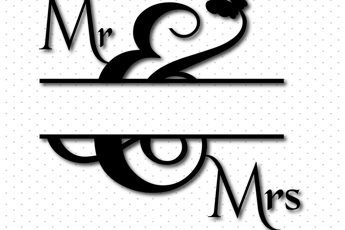 Intra απο ξύλο plywood 3mm-4mm πάχος – Μονόγραμμα χωρισμένης πεταλούδας γάμου Δίασταση  20x20 cm INTRAFABR-8920007