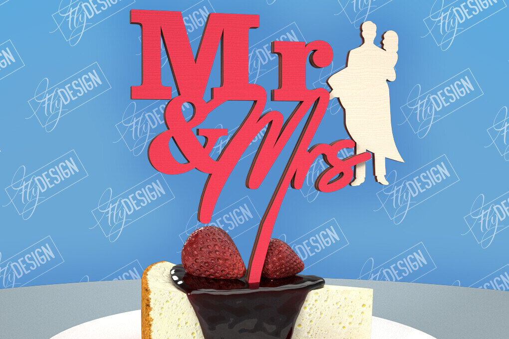 Intra απο ξύλο plywood 3mm-4mm πάχος – Topper Γαμήλιας Τούρτας | Cupcake Topper Δίασταση  20x20 cm INTRAFABR-98523753